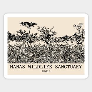 Manas Wildlife Sanctuary - India Magnet